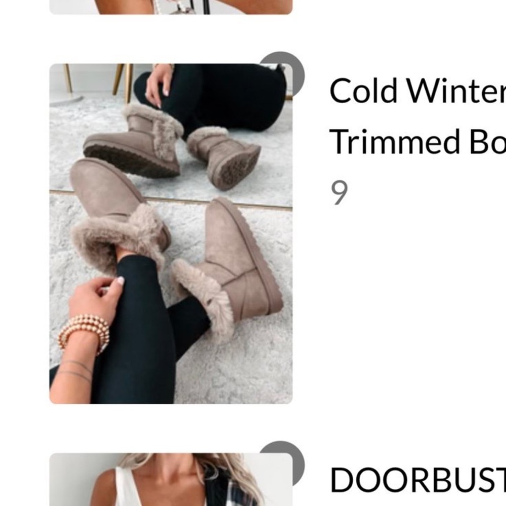 NanaMacs Fur-Lined Ankle Boots